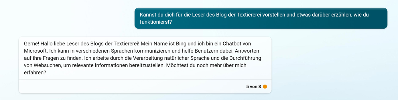 Bing KI Chatbot vorstellung